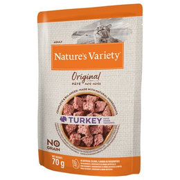 NV CAT WET PATÉ TURKEY 0,07 KG NATURES VARIETY 927808