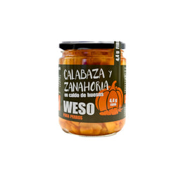 WESO CALABAZA & ZANAHORIA EN CALDO DE HUESO 400ML WEVER