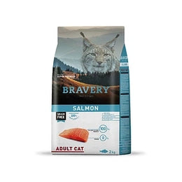 BRAVERY CAT ADULT SALMON 2KG ALI051
