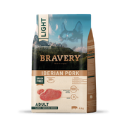 BRAVERY ADULTO PORK IB. MED-LARGE LIGHT 4KG ALI023