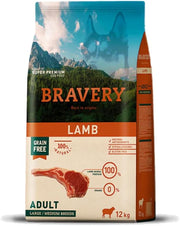BRAVERY ADULTO LAMB MED-LARGE 12KG ALI026