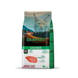 BRAVERY CAT ADULT CHICKEN 2KG ALI048