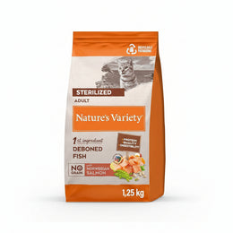 NV CAT HEALTHY GRAIN STERILIZED SALMON 1,25 KG NATURES VARIETY 927173