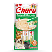 CHURU CAT CREMA RECETA DE ATUN CON POLLO 4X14G (56G) 061458