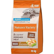 NV DOG HEALTHY GRAIN  PUPPY MED/MAX CHICKEN 10,00 KG NATURES VARIETY 967035