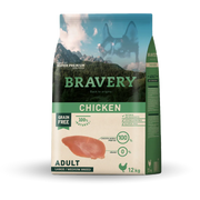 BRAVERY ADULTO CHICKEN MED-LARGE 12KG ALI016