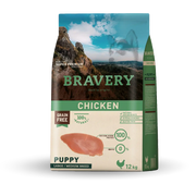 BRAVERY PUPPY CHICKEN MED-LARGE 12KG ALI037