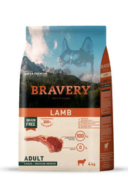 BRAVERY ADULTO LAMB MED-LARGE 4KG ALI027