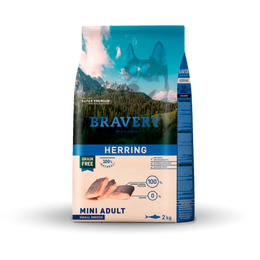 BRAVERY MINI ADULTO HERRING SMALL 2KG ALI036