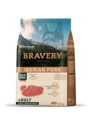 BRAVERY ADULTO PORK IB. MED-LARGE 12KG ALI020