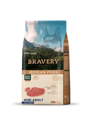 BRAVERY MINI ADULTO PORK IB. SMALL 7KG ALI022