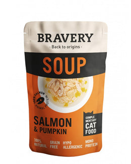 BRAVERY CAT SOUP SALMON & PUMPKIN 40GR ALI167