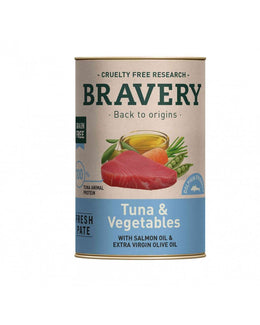 BRAVERY DOG TUNA & VEGETABLES 290GR ALI007