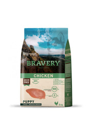 BRAVERY PUPPY CHICKEN MED-LARGE 4KG ALI038