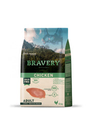 BRAVERY ADULTO CHICKEN MED-LARGE 4KG ALI017
