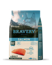 BRAVERY ADULTO SALMON MED-LARGE 12KG ALI030