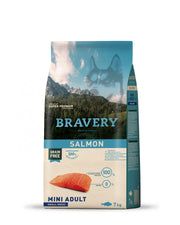 BRAVERY MINI ADULTO SALMON SMALL 7KG ALI031