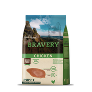 BRAVERY PUPPY CHICKEN MED-LARGE 4KG ALI038