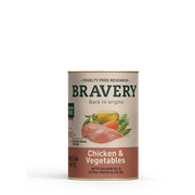 BRAVERY DOG CHICKEN & VEGETABLES 290GR ALI006