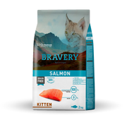 BRAVERY KITTEN SALMON 2KG ALI136