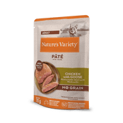 NV CAT WET PATÉ CHICKEN WITH GOOSE 0,07 KG NATURES VARIETY 927811