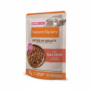 NV KITTEN BITES IN GRAVY SALMON 70G NATURES VARIETY 967895