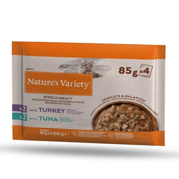 NV CAT WET BOC SALSA MULTIPACK PAVO/ATÚN *4 85G KG NATURES VARIETY 966229