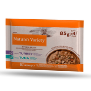 NV CAT WET BOC SALSA MULTIPACK PAVO/ATÚN *4 85G KG NATURES VARIETY 966229