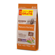 NV DOG HEALTHY GRAIN AD MED/MAX TURKEY 10+2 KG GRATIS NATURES VARIETY967062