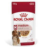 MEDIUM ADULT BOCADITOS EN SALSA 140G ROYAL CANIN 1095000