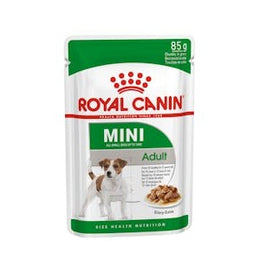 MINI ADULT BOCADITOS EN SALSA 85G ROYAL CANIN 1096000